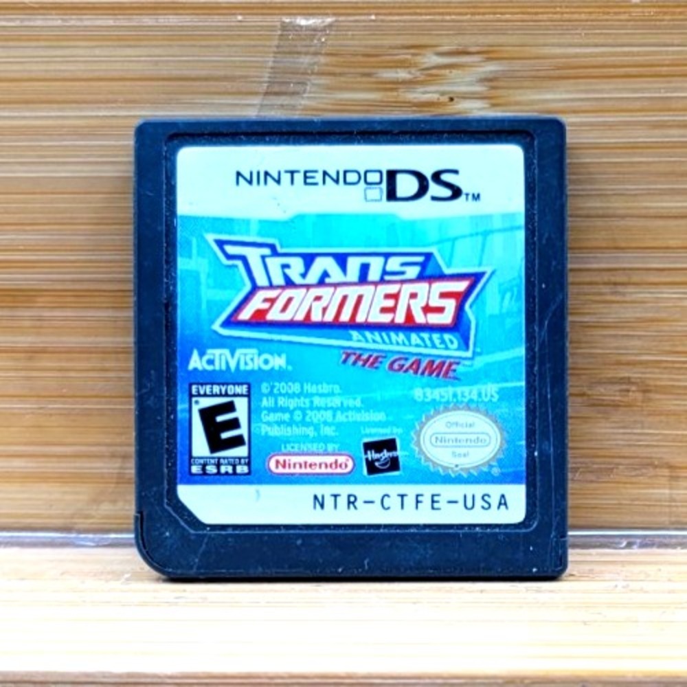 TRANSFORMERS ANIMATED: THE GAME DS GAME NINTENDO DS CARTRIDGE ONLY